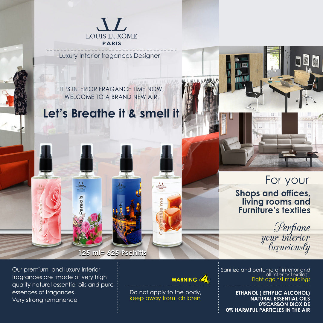 All-in-1 & Most complete & powerful french luxury home Fragances Sprays Luxômizors