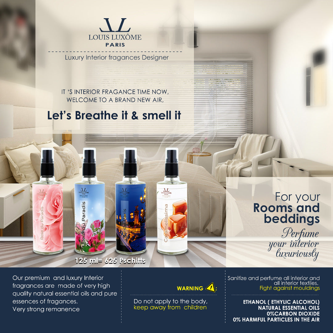 All-in-1 & Most complete & powerful french luxury home Fragances Sprays Luxômizors