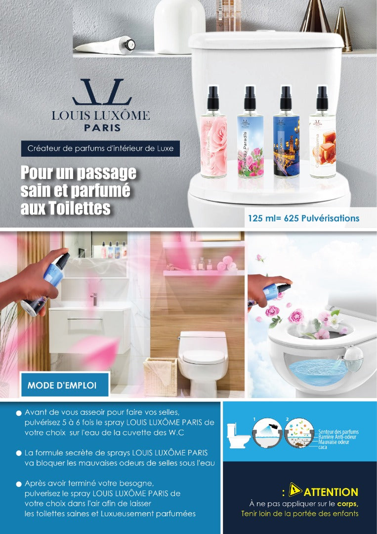 RESTROOMS MAGICAL TRICK & FRENCH LUXURY HOME FRAGANCES SPRAYS