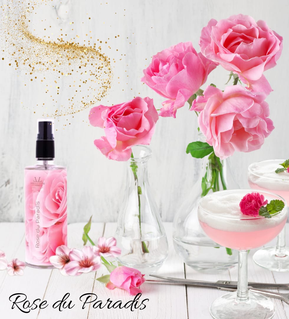 Rose du Paradis:French Luxury Home Fragance Spray Luxômizor ALL-IN-1