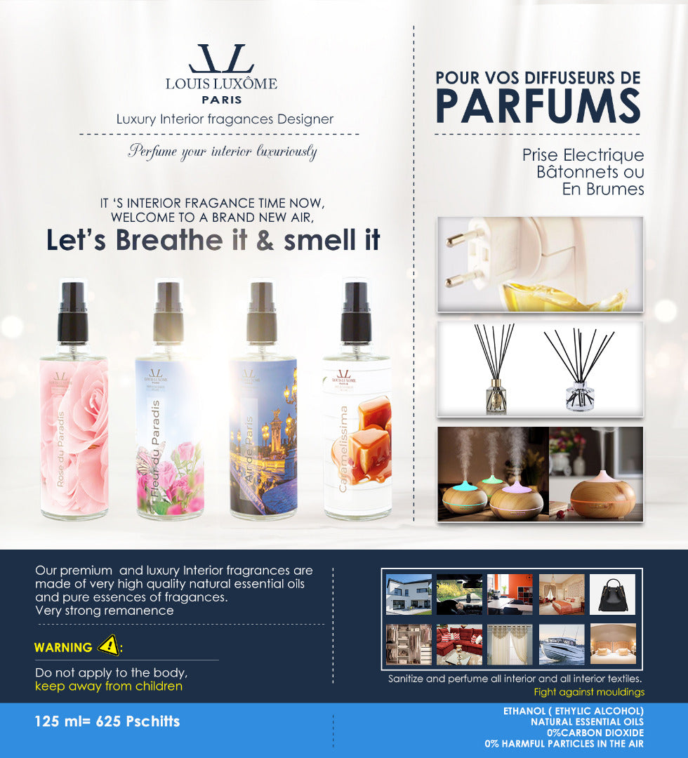 ALL-IN-1 MULTI-PURPOSES & MOST COMPLETE FRENCH LUXURY HOME FRAGANCES SPRAYS