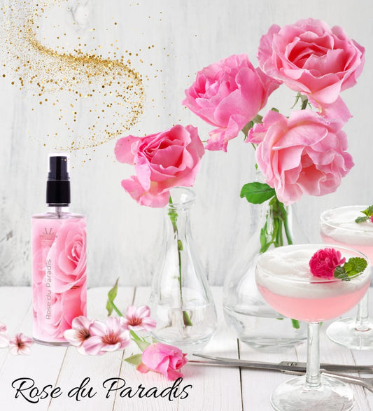 ROSE DU PARADIS: FRENCH LUXURY HOME FRAGANCE SPRAY ALL-IN-1 MULTI-PURPOSES